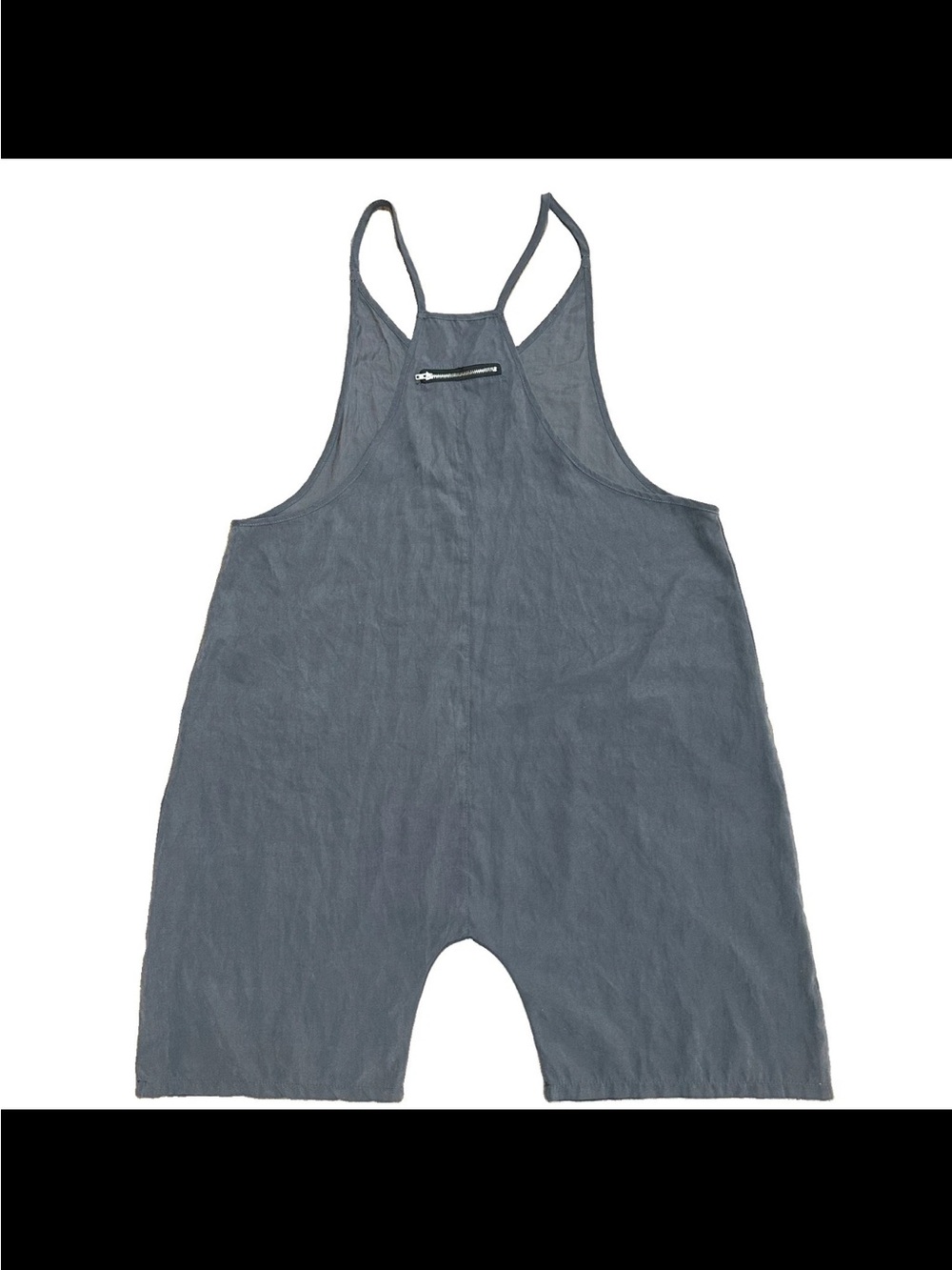 Womens Sm/ Med Romper Shorts Jumpsuits Comfortable Dk Gray Pocket Sleeveless